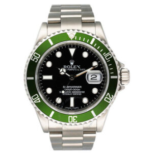 Rolex Submariner 'Kermit' 40 Oyster Perpetual Oystersteel black dial Oyster band Reference 116610LV