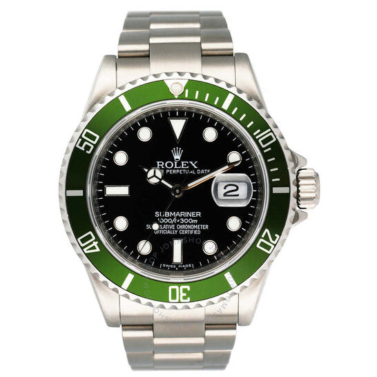 Rolex Submariner 'Kermit' 40 Oyster Perpetual Oystersteel black dial Oyster band Reference 116610LV 1 Rolex Submariner 'Kermit' 40 Oyster Perpetual Oystersteel black dial Oyster band Reference 116610LV