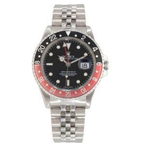 Rolex GMT-Master II 40 "Coke" black dial Jubilee band Reference 116710