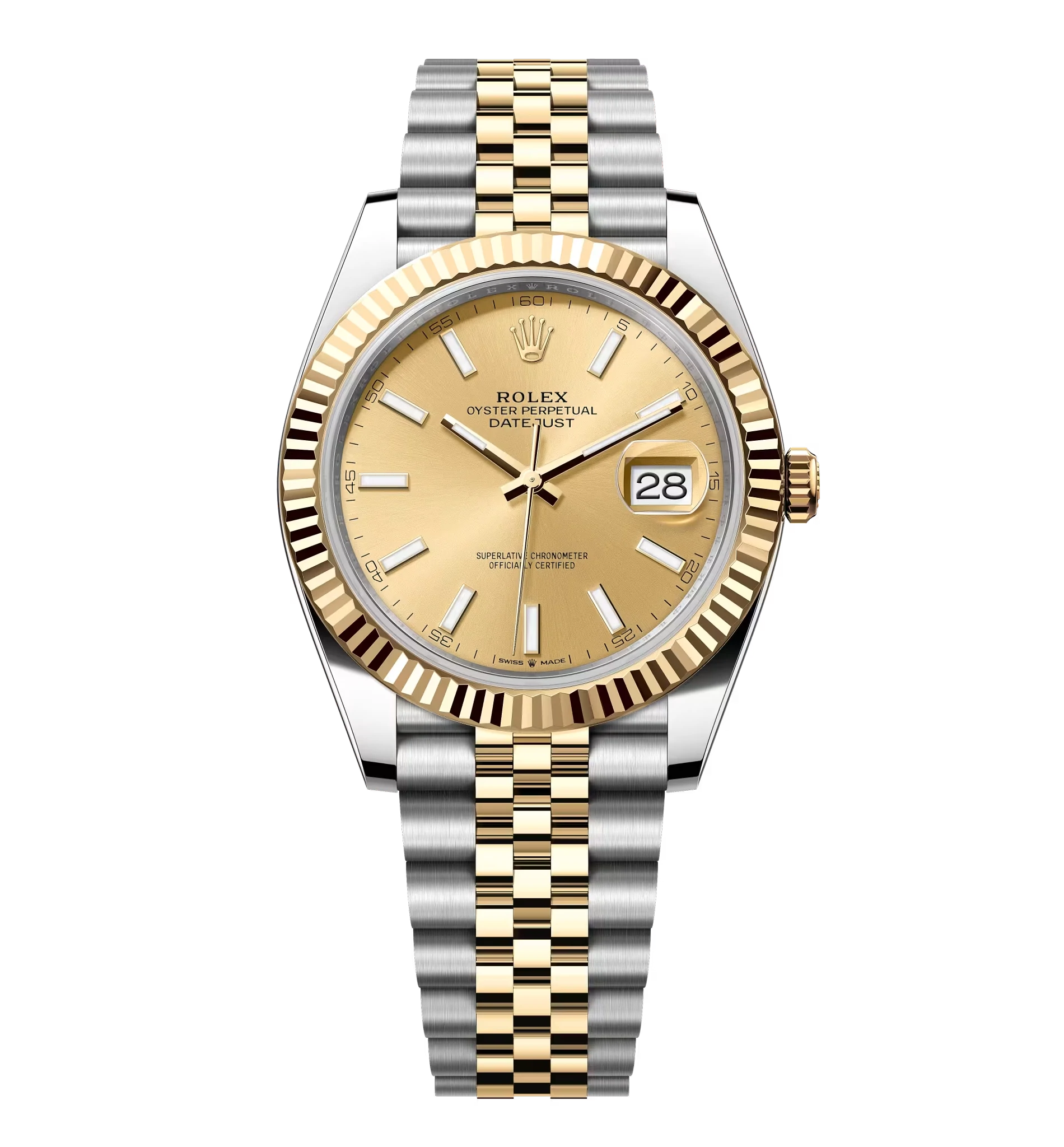 Rolex Datejust 41 Oyster Perpetual Oystersteel and yellow gold champagne-colour dial Jubilee band Reference 126333 1 Rolex Datejust 41 Oyster Perpetual Oystersteel and yellow gold champagne-colour dial Jubilee band Reference 126333