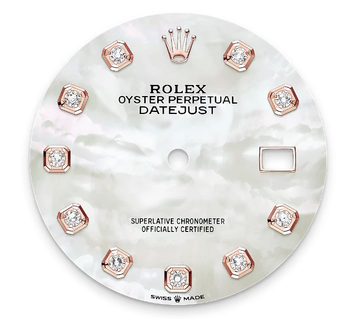 Rolex Datejust 36 Oyster Perpetual Oystersteel and Everose gold mother-of-pearl, diamond-set dial Jubilee band Reference 126231 2 Rolex Datejust 36 Oyster Perpetual Oystersteel and Everose gold mother-of-pearl, diamond-set dial Jubilee band Reference 126231 - Image 2
