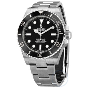 Rolex Submariner No Date 40 Oyster Perpetual Oystersteel Cerachrom bezel insert in black ceramic black dial Oyster band Reference 116610LN
