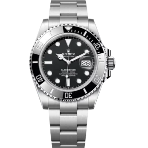 Rolex Submariner Date 41 Oyster Perpetual Oystersteel Cerachrom bezel insert in black ceramic black dial Oyster band Reference 126610LN