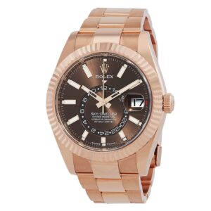 Rolex Sky-Dweller 40 Oyster Perpetual 18 ct Everose gold chocolate dial Oyster band Reference 326934BLSO