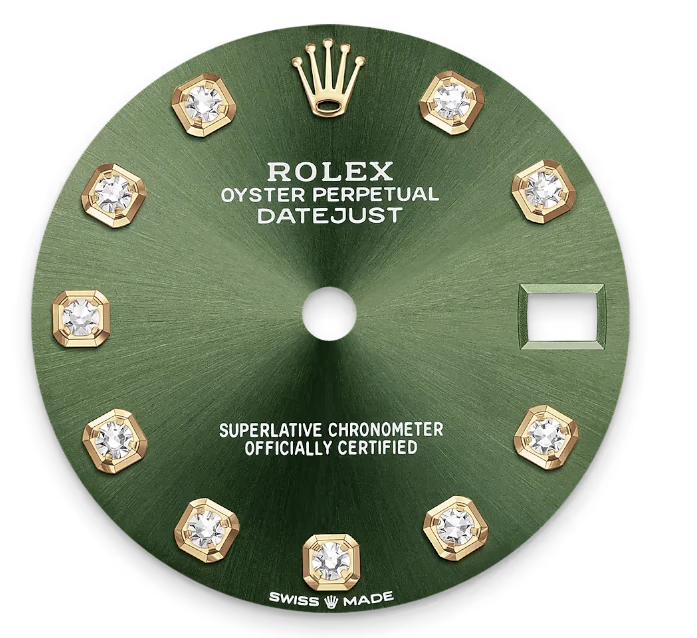 Rolex Datejust 31 Oyster Perpetual Oystersteel and yellow gold olive-green, diamond-set Jubilee band Reference 278273 3 Rolex Datejust 31 Oyster Perpetual Oystersteel and yellow gold olive-green, diamond-set Jubilee band Reference 278273 - Image 3