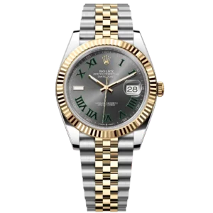 Rolex Datejust 41 Oyster Perpetual Oystersteel and yellow gold slate dial Jubilee band Reference 126333