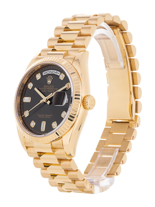 Rolex Day-Date 36 | Yellow Gold Black Diamonds Dial Reference: M128238-0022 3 Rolex Day-Date 36 | Yellow Gold Black Diamonds Dial Reference: M128238-0022 - Image 3