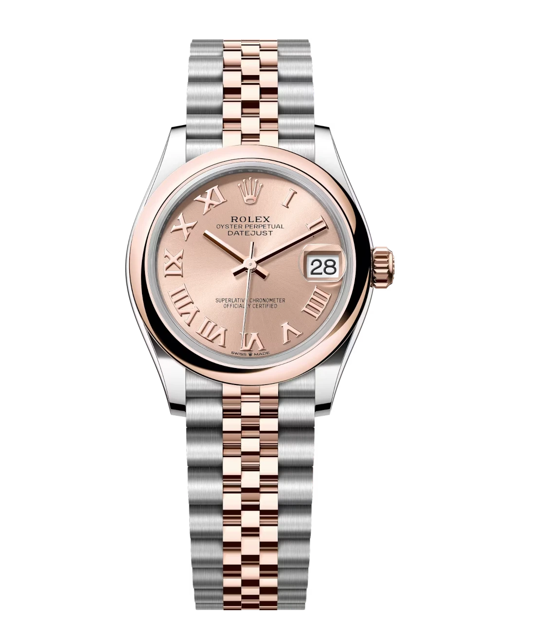 Rolex Datejust 31 Oyster Perpetual Oystersteel and Everose gold rosé-colour dial Jubilee band Reference 278241 1 Rolex Datejust 31 Oyster Perpetual Oystersteel and Everose gold rosé-colour dial Jubilee band Reference 278241