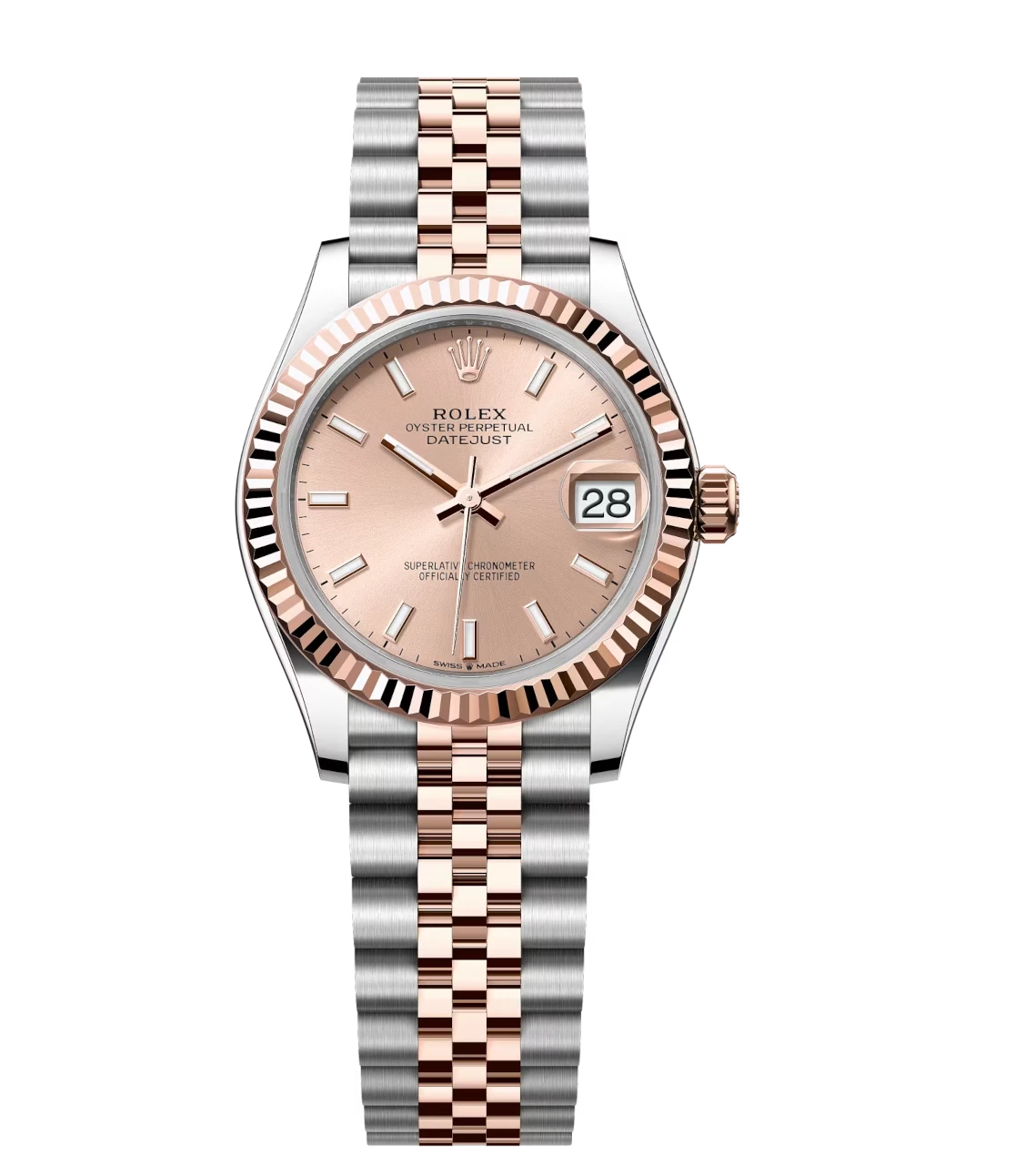 Rolex Datejust 31 Oyster Perpetual Oystersteel and Everose gold rosé-colour dial Jubilee band Reference 278271 1 Rolex Datejust 31 Oyster Perpetual Oystersteel and Everose gold rosé-colour dial Jubilee band Reference 278271