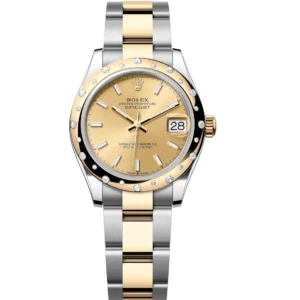 Rolex Datejust 31 Oyster Perpetual Oystersteel and yellow gold champagne-colour dial Oyster band Reference 278343RBR