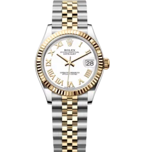 Rolex Datejust 31 Oyster Perpetual Oystersteel and yellow gold white dial Jubilee band Reference 278273
