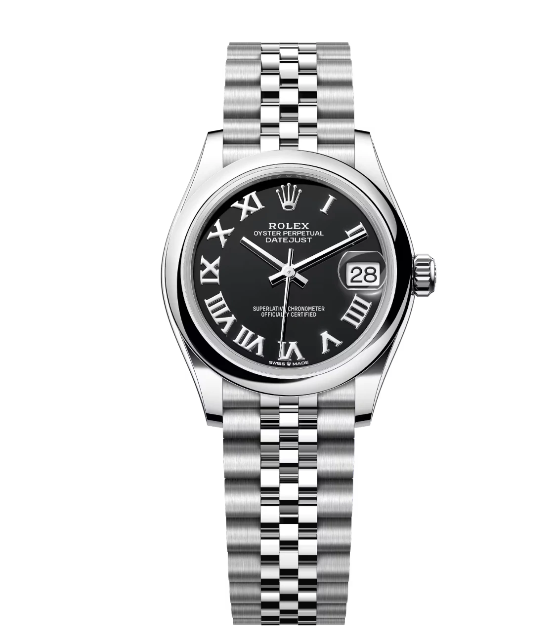 Rolex Datejust 31 Oyster Perpetual Oystersteel bright black dial Jubilee band Reference 278240 1 Rolex Datejust 31 Oyster Perpetual Oystersteel bright black dial Jubilee band Reference 278240