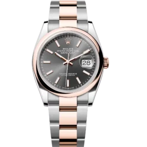 Rolex Datejust 31 Oyster Perpetual Oystersteel and Everose gold slate dial Oyster band Reference 278241