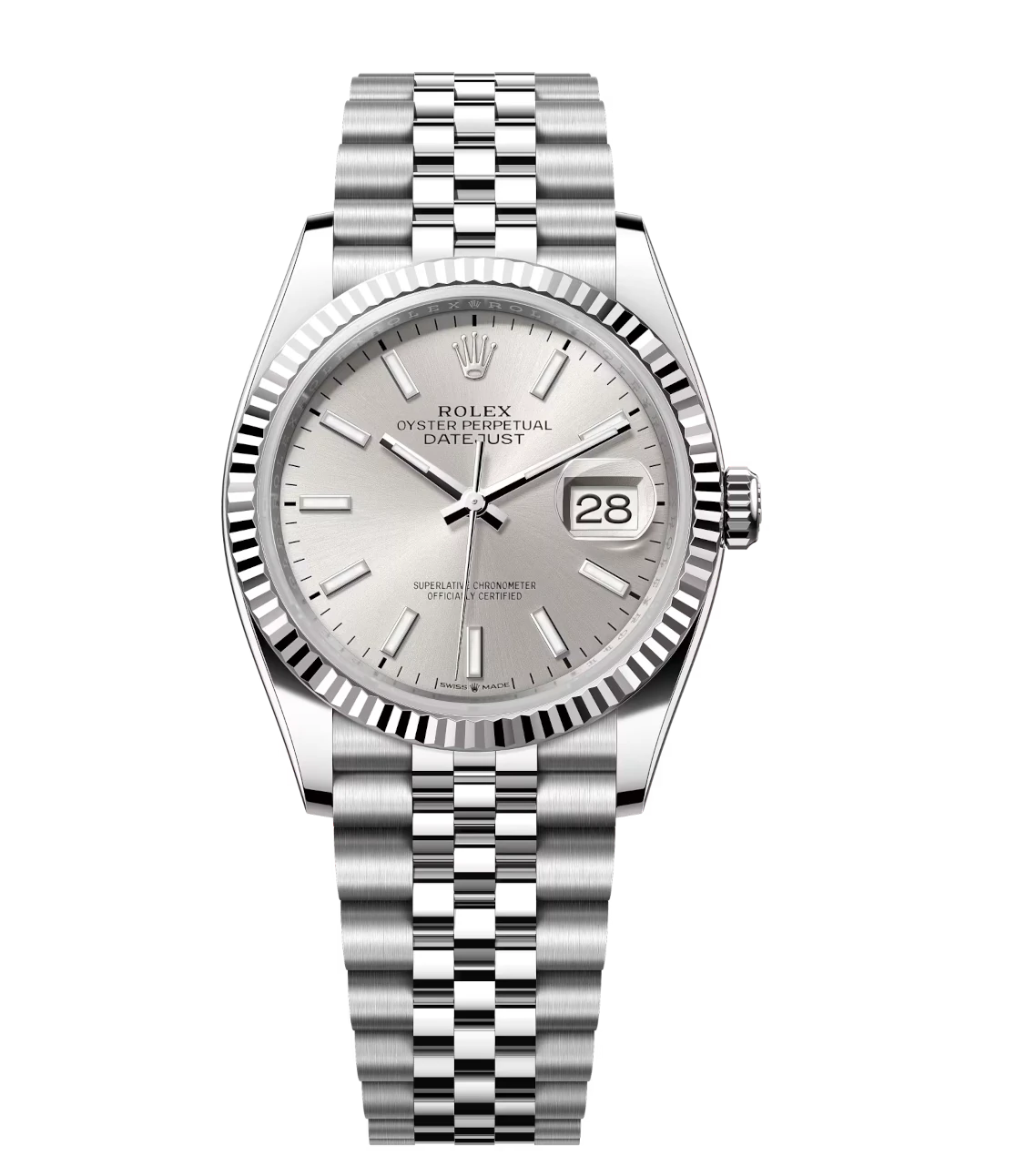 Rolex Datejust 36 Oyster Perpetual Oystersteel and white gold silver dial Jubilee band Reference 126234 1 Rolex Datejust 36 Oyster Perpetual Oystersteel and white gold silver dial Jubilee band Reference 126234
