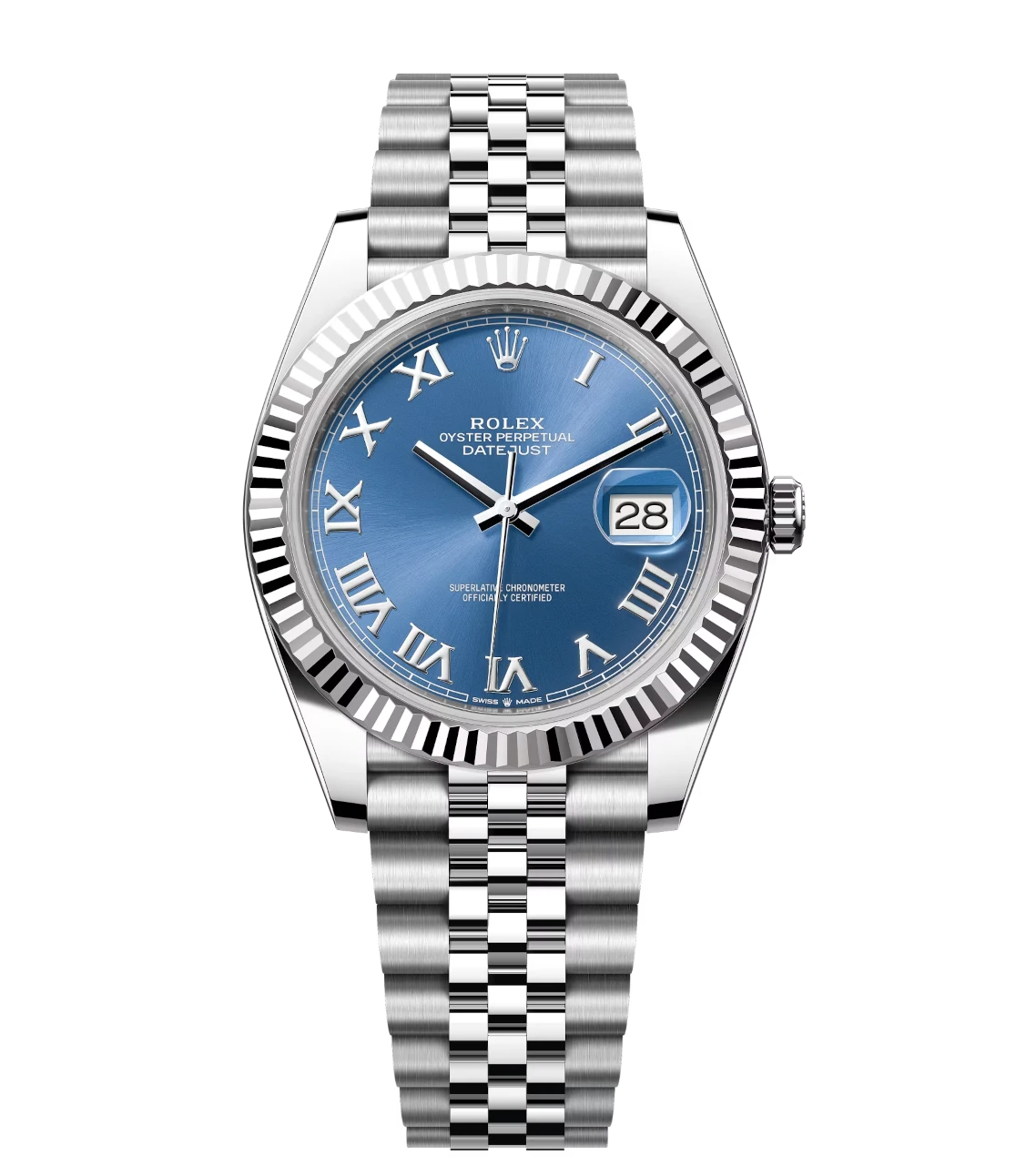 Rolex Datejust 41 Oyster Perpetual Oystersteel and white gold azzurro-blue dial Jubilee band Reference 126334 1 Rolex Datejust 41 Oyster Perpetual Oystersteel and white gold azzurro-blue dial Jubilee band Reference 126334