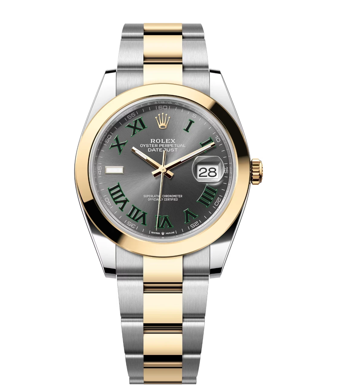 Rolex Datejust 41 Oyster Perpetual Oystersteel and yellow gold bright black dial Oyster band Reference 126303 1 Rolex Datejust 41 Oyster Perpetual Oystersteel and yellow gold bright black dial Oyster band Reference 126303
