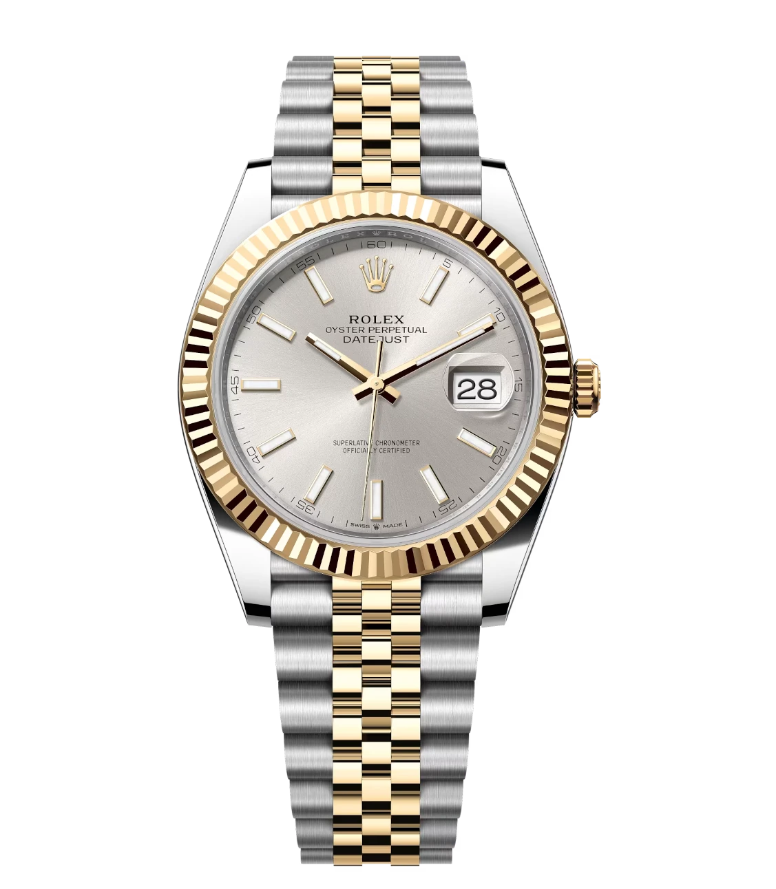 Rolex Datejust 41 Oyster Perpetual Oystersteel and yellow gold silver dial Jubilee band Reference 126333 1 Rolex Datejust 41 Oyster Perpetual Oystersteel and yellow gold silver dial Jubilee band Reference 126333