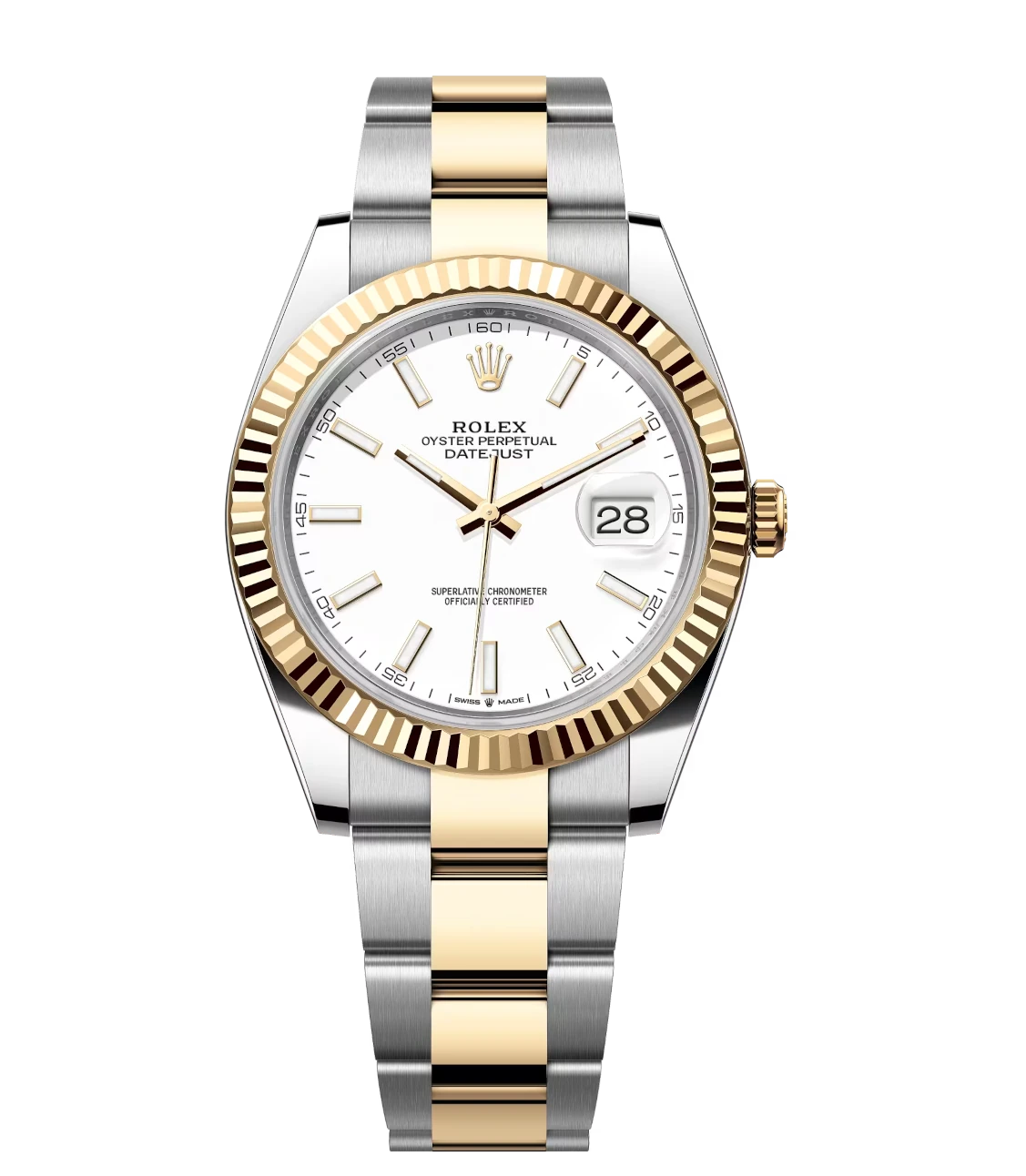 Rolex Datejust 41 Oyster Perpetual Oystersteel and yellow gold white dial Oyster band Reference 126333 1 Rolex Datejust 41 Oyster Perpetual Oystersteel and yellow gold white dial Oyster band Reference 126333