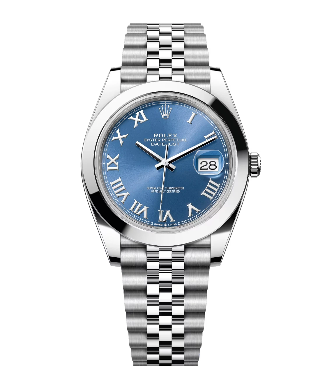 Rolex Datejust 41 Oyster Perpetual Oystersteel azzurro-blue dial Jubilee band Reference 126300 1 Rolex Datejust 41 Oyster Perpetual Oystersteel azzurro-blue dial Jubilee band Reference 126300
