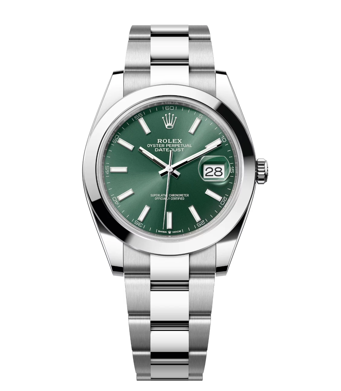 Rolex Datejust 41 Oyster Perpetual Oystersteel mint green dial Oyster band Reference 126300 1 Rolex Datejust 41 Oyster Perpetual Oystersteel mint green dial Oyster band Reference 126300
