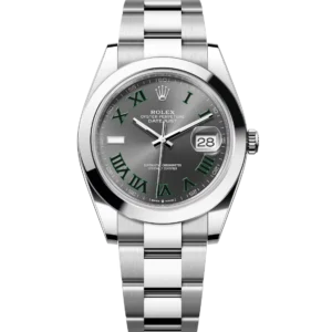 Rolex Datejust 41 Oyster Perpetual Oystersteel slate dial Oyster band Reference 126300