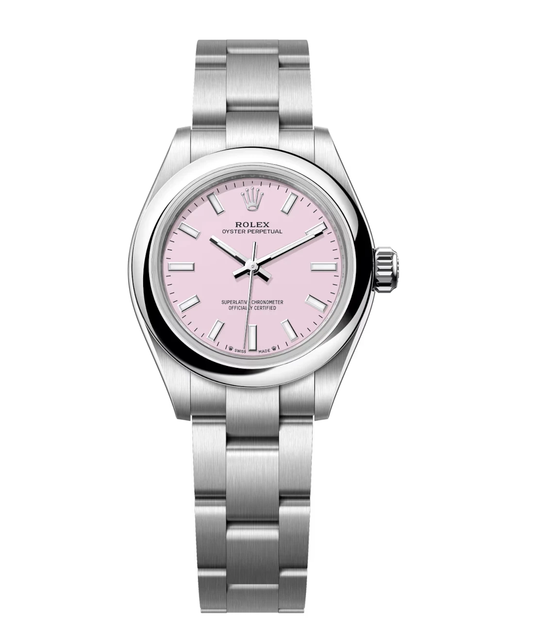 Rolex Oyster Perpetual 28 candy pink dial Oyster band Reference 276200 1 Rolex Oyster Perpetual 28 candy pink dial Oyster band Reference 276200