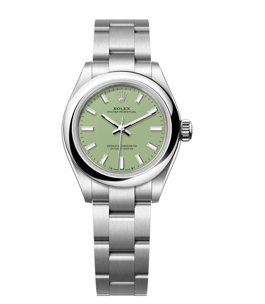 Rolex Oyster Perpetual 28 pistachio dial Oyster band Reference 276200 1 Rolex Oyster Perpetual 28 pistachio dial Oyster band Reference 276200