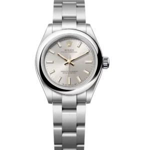Rolex Oyster Perpetual 28 silver dial Oyster band Reference 276200