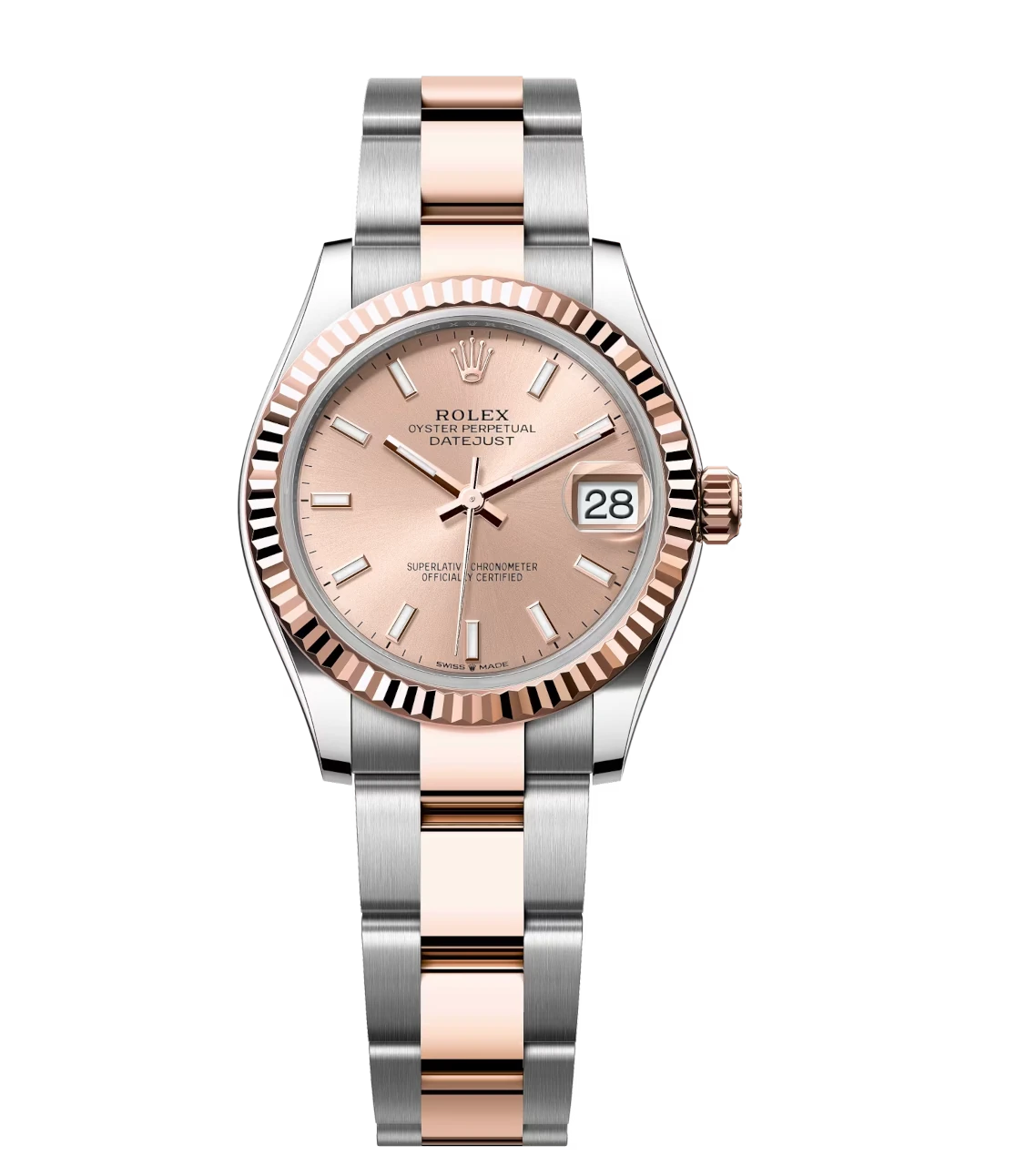 Rolex Datejust 31 Oyster Perpetual Oystersteel and Everose gold rosé-colour dial Oyster band Reference 278271 1 Rolex Datejust 31 Oyster Perpetual Oystersteel and Everose gold rosé-colour dial Oyster band Reference 278271