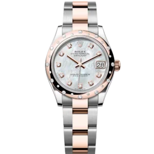 Datejust 31 Oyster, 31mm, Oystersteel, Everose gold and diamonds Reference 278341RBR