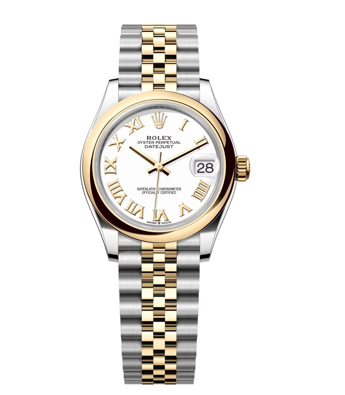 Rolex Datejust 31 Oyster Perpetual Oystersteel and yellow gold white dial Jubilee band Reference 278243 1 Rolex Datejust 31 Oyster Perpetual Oystersteel and yellow gold white dial Jubilee band Reference 278243
