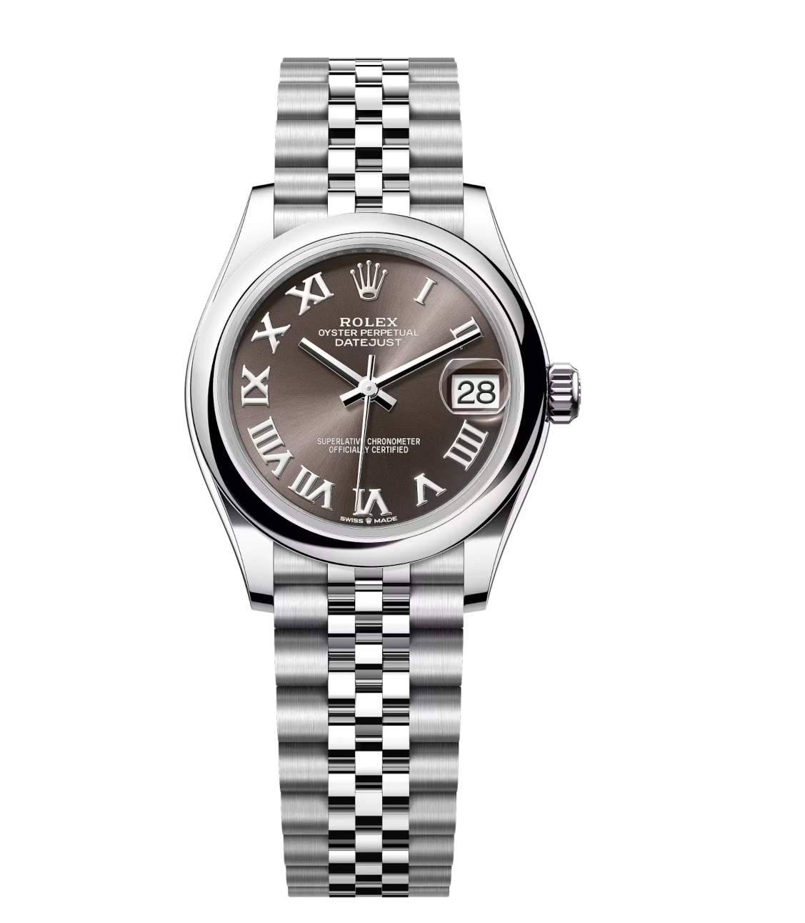 Rolex Datejust 31 Oyster Perpetual Oystersteel dark grey dial Jubilee band Reference 278240 1 Rolex Datejust 31 Oyster Perpetual Oystersteel dark grey dial Jubilee band Reference 278240