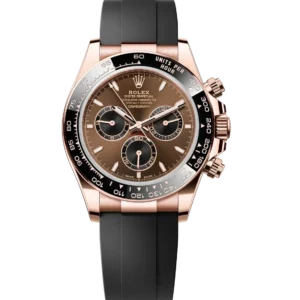 Rolex Cosmograph Daytona 40 Oyster Perpetual 18 ct Everose gold chocolate and black dial Oysterflex band Reference 126515LN