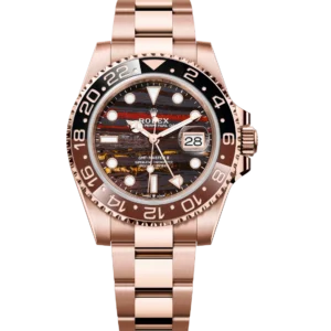 Rolex GMT-Master II 40 Oyster Perpetual 18 ct Everose gold tiger iron dial Oyster band Reference 126715CHNR