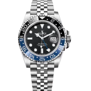 Rolex GMT-Master II "Batgirl" Oystersteel black dial Jubilee band Reference 126710BLNR