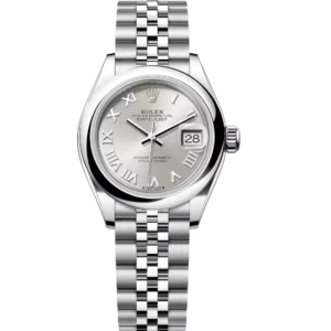 Rolex Lady-Datejust 28 Oyster Perpetual Oystersteel silver dial Jubilee band Reference 279160