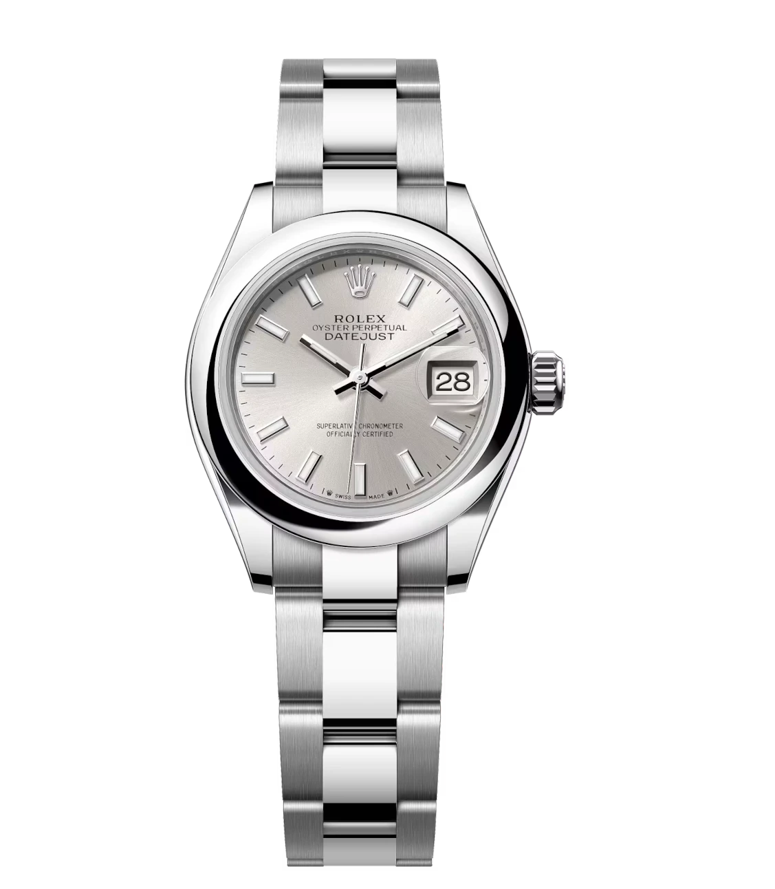 Rolex Lady-Datejust 28 Oyster Perpetual Oystersteel silver dial Oyster band Reference 279160 1 Rolex Lady-Datejust 28 Oyster Perpetual Oystersteel silver dial Oyster band Reference 279160