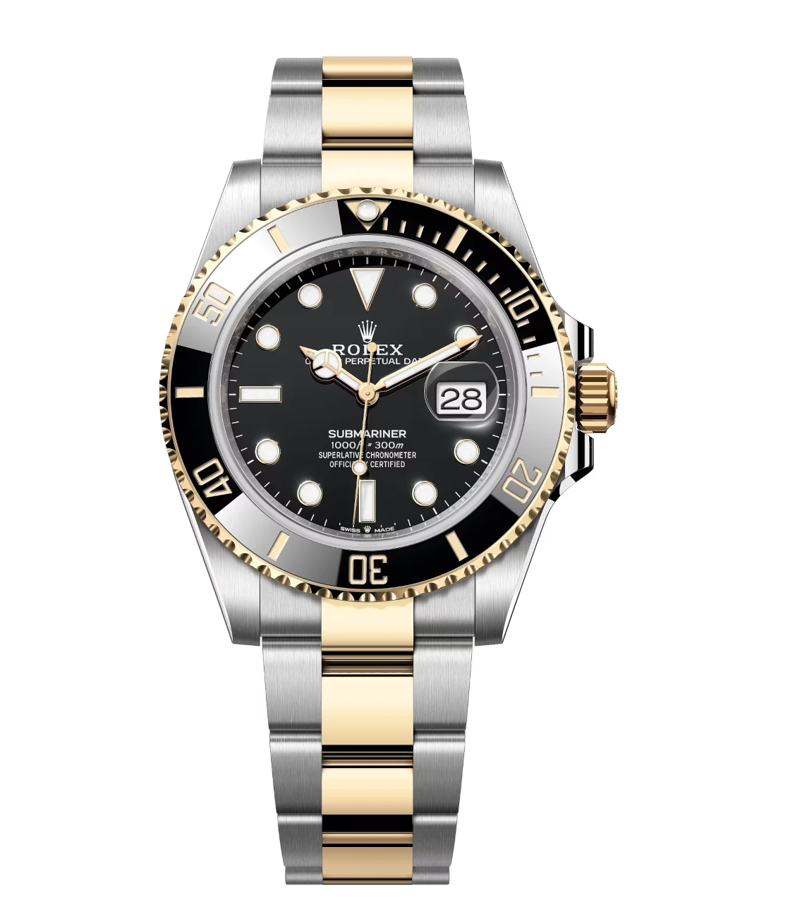 Rolex Submariner Date 40 Oyster Perpetual Oystersteel and Yellow Gold gold black dial Oyster band Reference 116613LN 1 Rolex Submariner Date 40 Oyster Perpetual Oystersteel and Yellow Gold gold black dial Oyster band Reference 116613LN