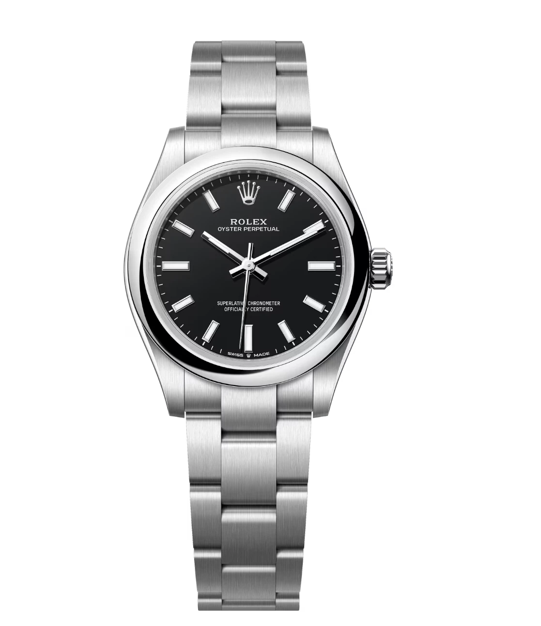 Rolex Oyster Perpetual 31 black dial Oyster band Reference 277200 1 Rolex Oyster Perpetual 31 black dial Oyster band Reference 277200