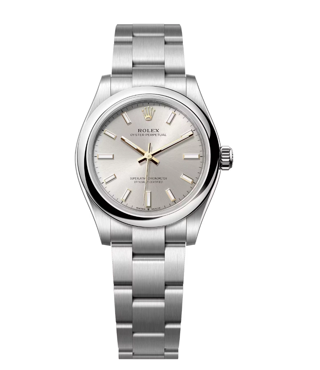 Rolex Oyster Perpetual 31 silver dial Oyster band Reference 277200 1 Rolex Oyster Perpetual 31 silver dial Oyster band Reference 277200