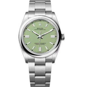 Rolex Oyster Perpetual 41 pistachio dial Oyster band Reference 134300