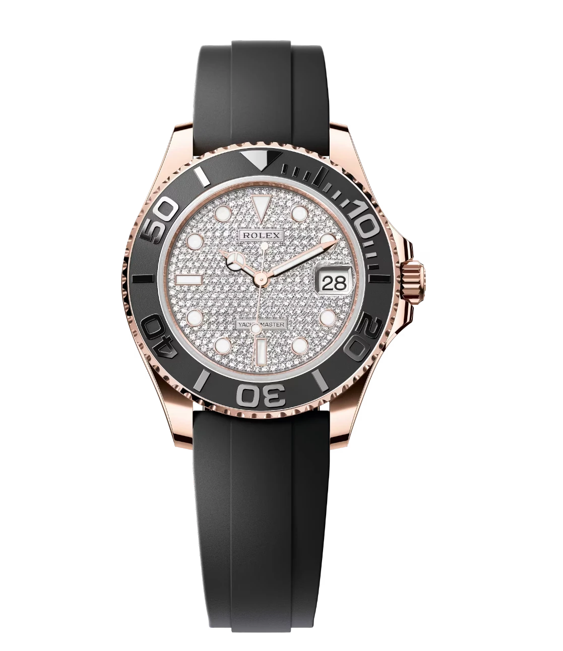 Rolex Yacht-Master 37 Oyster Perpetual 18 ct Everose gold Oysterflex band Reference 268655 1 Rolex Yacht-Master 37 Oyster Perpetual 18 ct Everose gold Oysterflex band Reference 268655