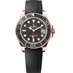 Rolex Yacht-Master 37 Oyster Perpetual 18 ct Everose gold Oysterflex band Reference 268655