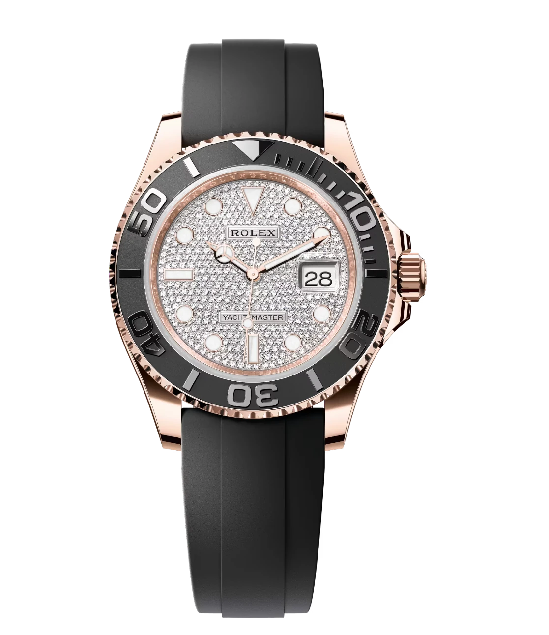 Rolex Yacht-Master 40 Oyster Perpetual 18 ct Everose gold Oysterflex band Reference 126655 1 Rolex Yacht-Master 40 Oyster Perpetual 18 ct Everose gold Oysterflex band Reference 126655